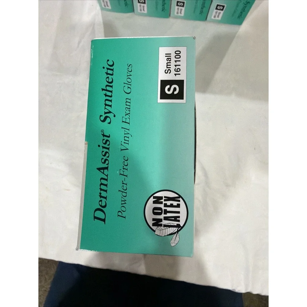 500 Small Powder‎ Free Disposable Gloves. Lot Of 5 Boxes Of 100